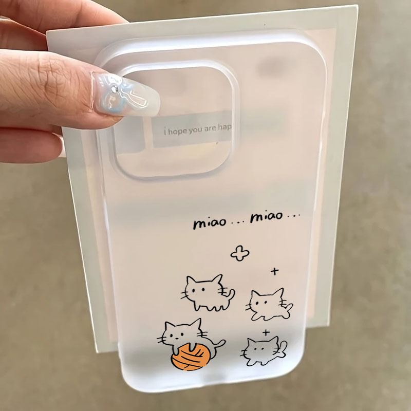 Phone Cases Xr Cute - Cute Black Cat Pattern Phone Case