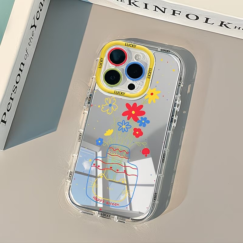 Phone Cases Xr Cute - Summer Daisy Cat Vase Design Mirror