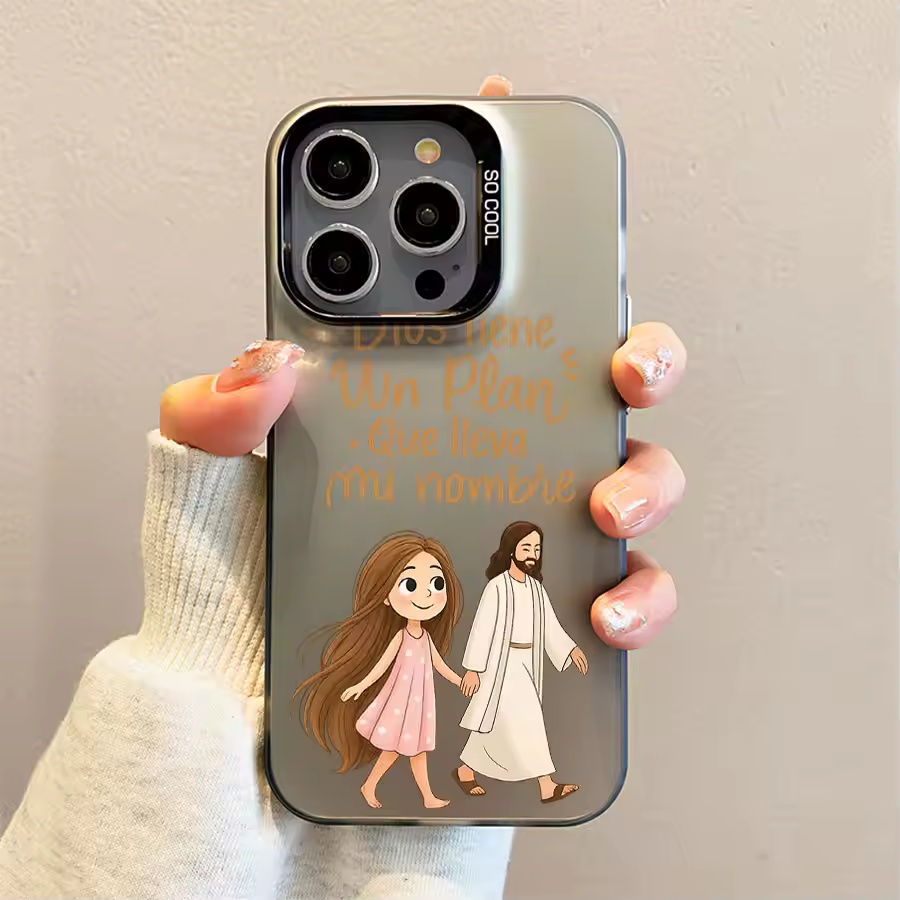 Phone Cases Xr Cute - Cute Girl Walking With God Matte