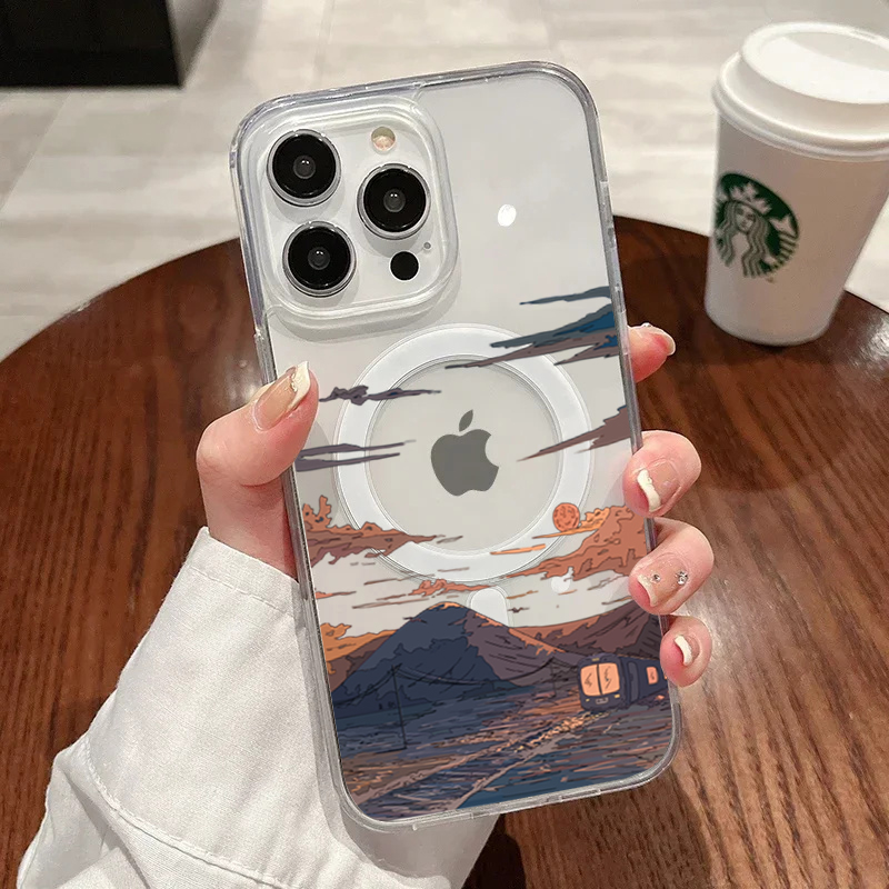 Phone Cases Mous - Sunset Pattern Fashion Phone Case For