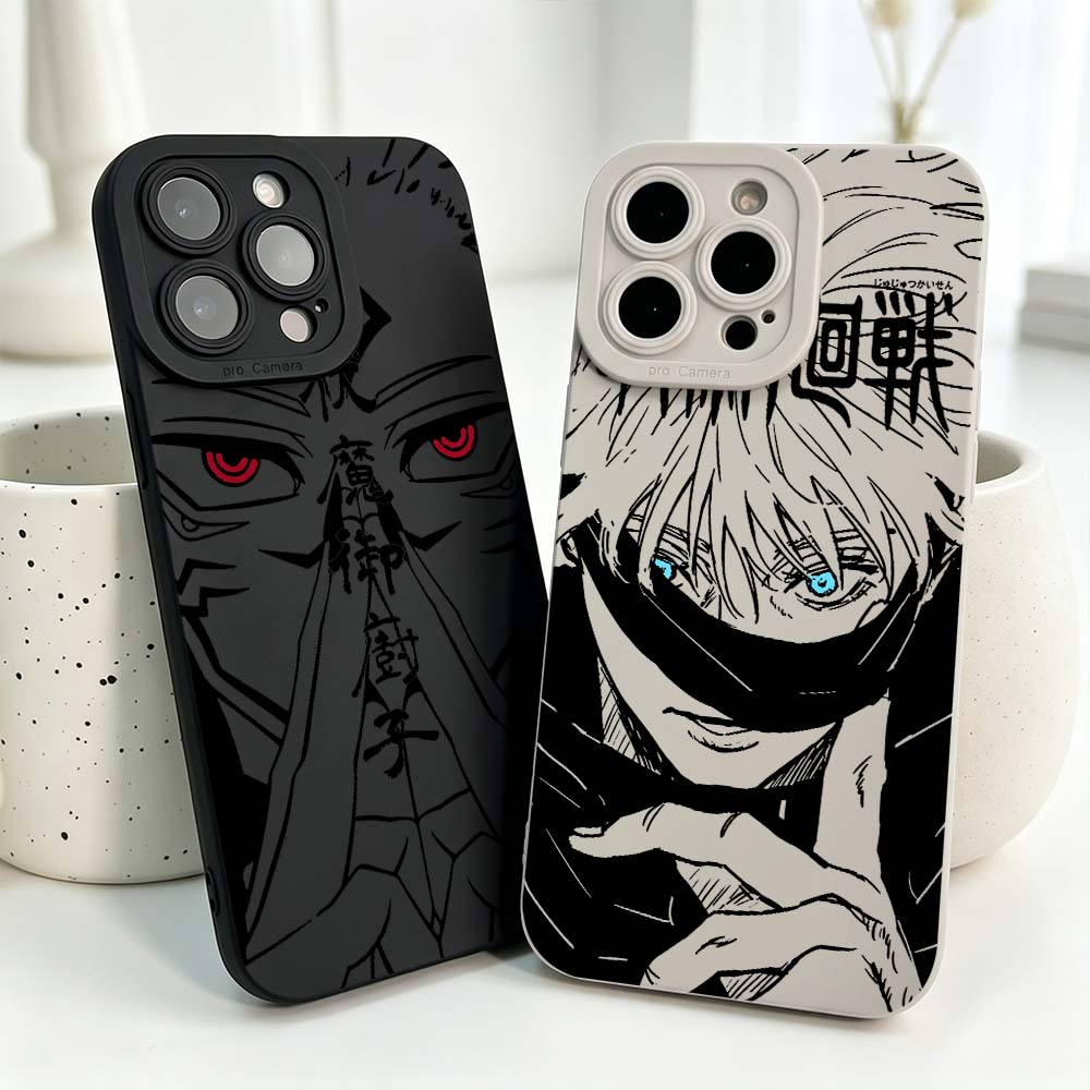 Phone Cases Iphone 15 Pro Max - Anime Jujutsu Kaisen Cool Cover Silicone
