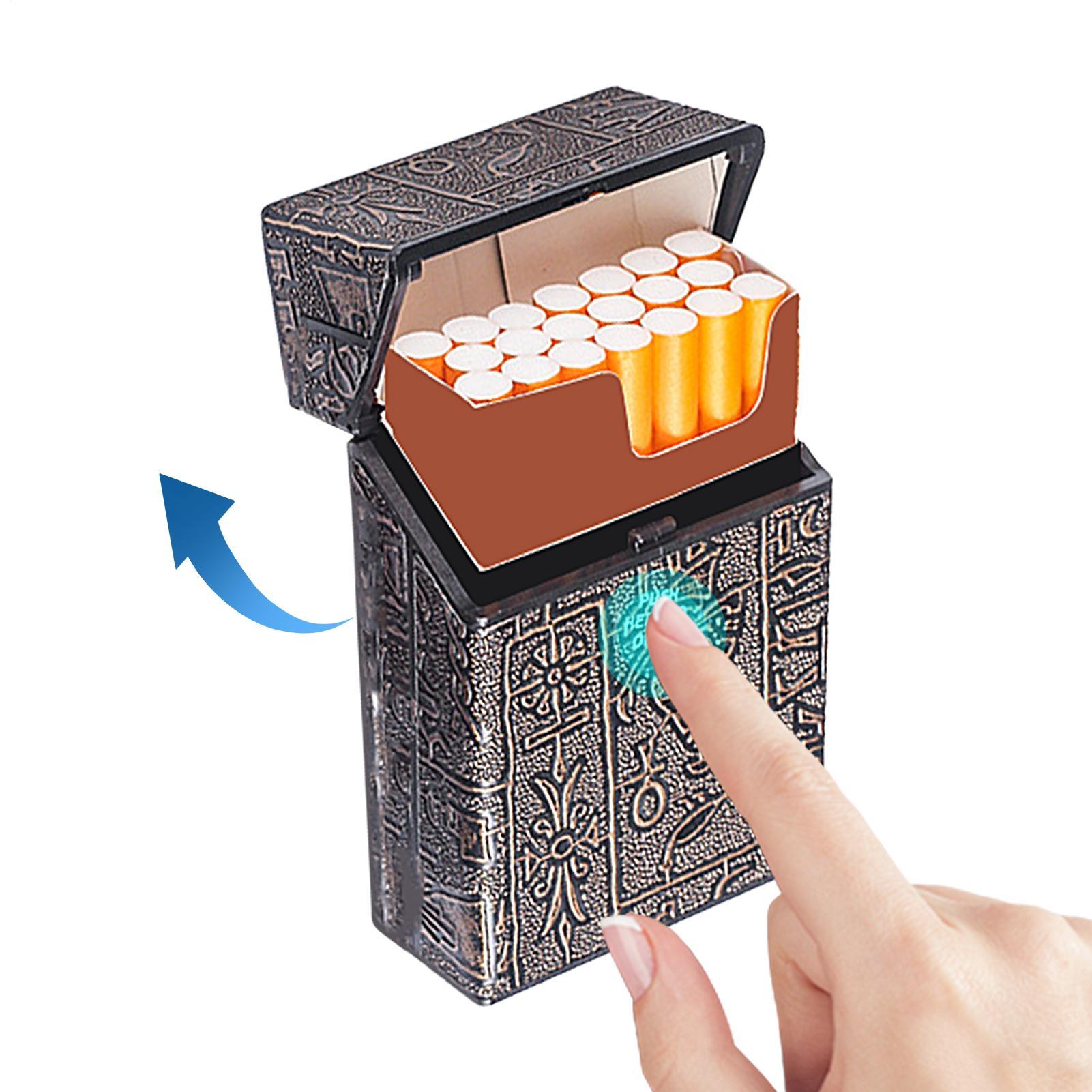 Transparent Thin Case - 20 Capacity Cigarettes Box Plastic Transparent