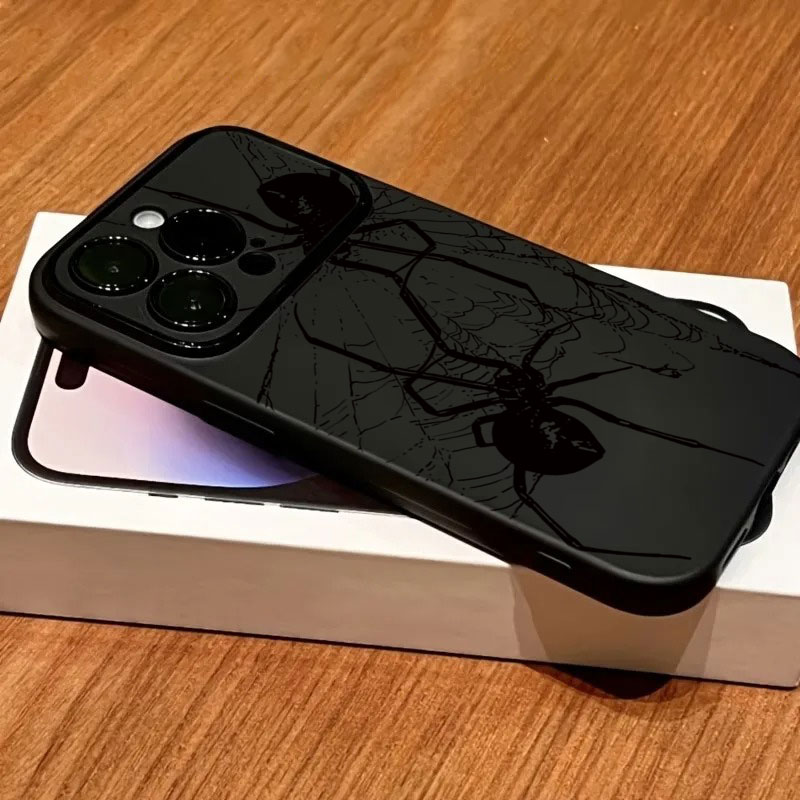 Phone Cases Mous - Cool Black Spider Pattern Phone Case
