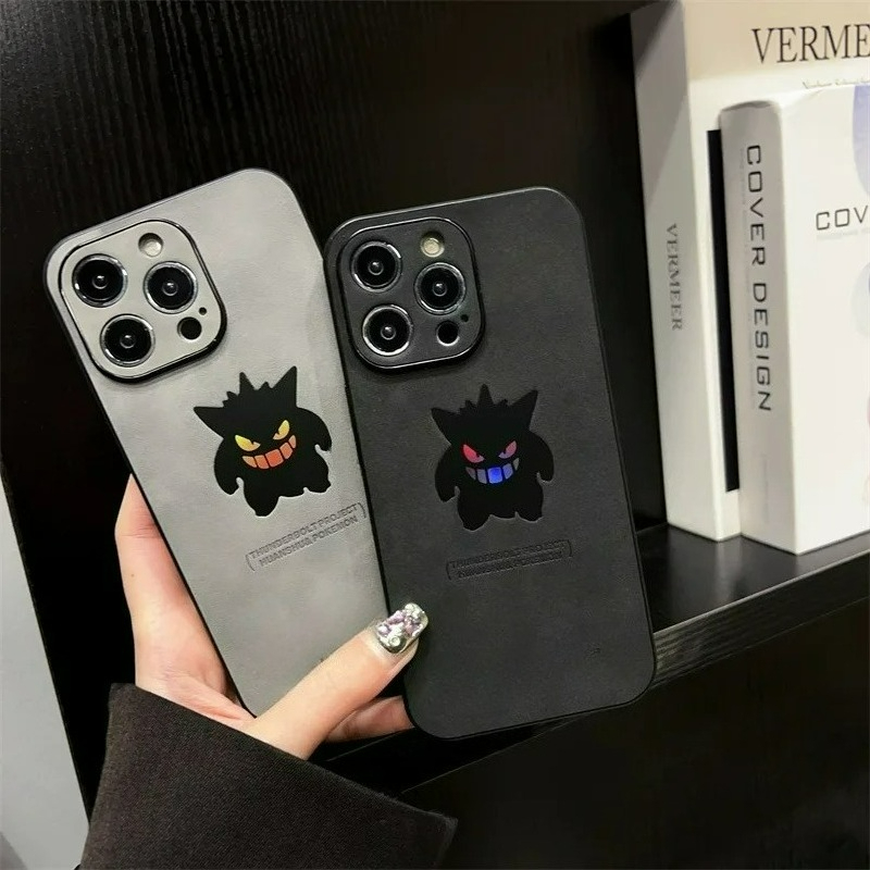 Cartoon Anime Gengar Leather T - Phone Cases Mous review and price