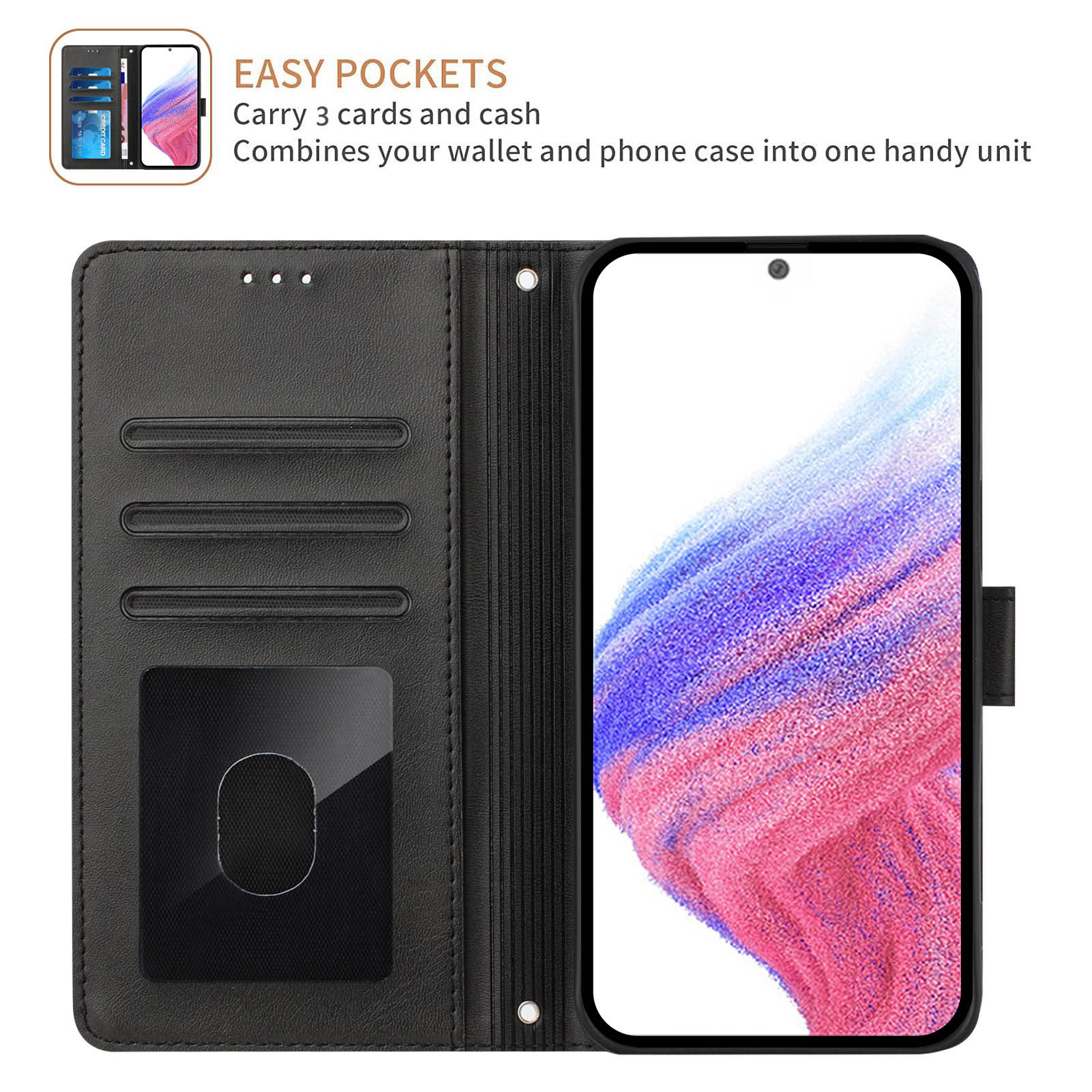 Flip Wallet Leather Case For S - Phone Cases With Wallet On Back review and price