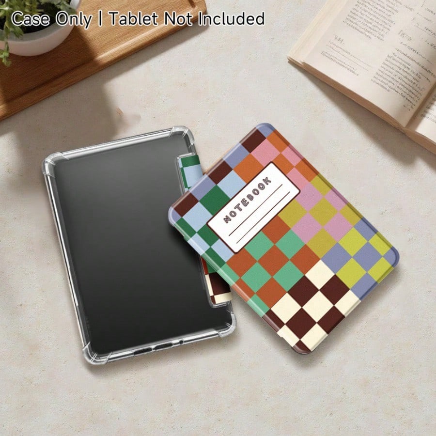 Multi Colored Grid Notebook Pa - Transparent Thin Case review and price