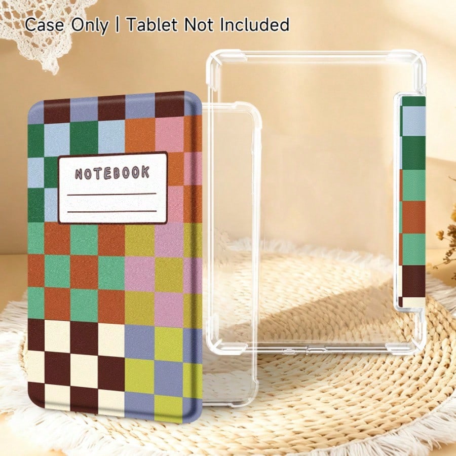 Multi Colored Grid Notebook Pa - Transparent Thin Case review and price