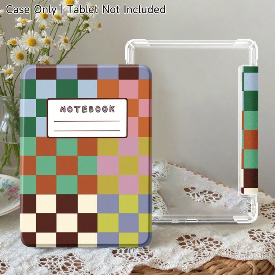 Multi Colored Grid Notebook Pa - Transparent Thin Case review and price