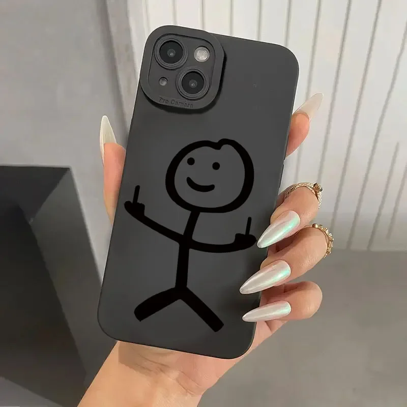 Cute Cartoon Matchman Matte Si - Phone Cases Like Loopy review and price