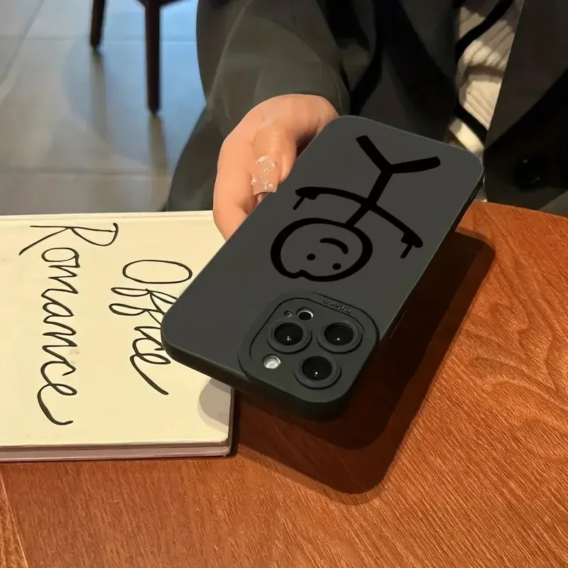Cute Cartoon Matchman Matte Si - Phone Cases Like Loopy review and price