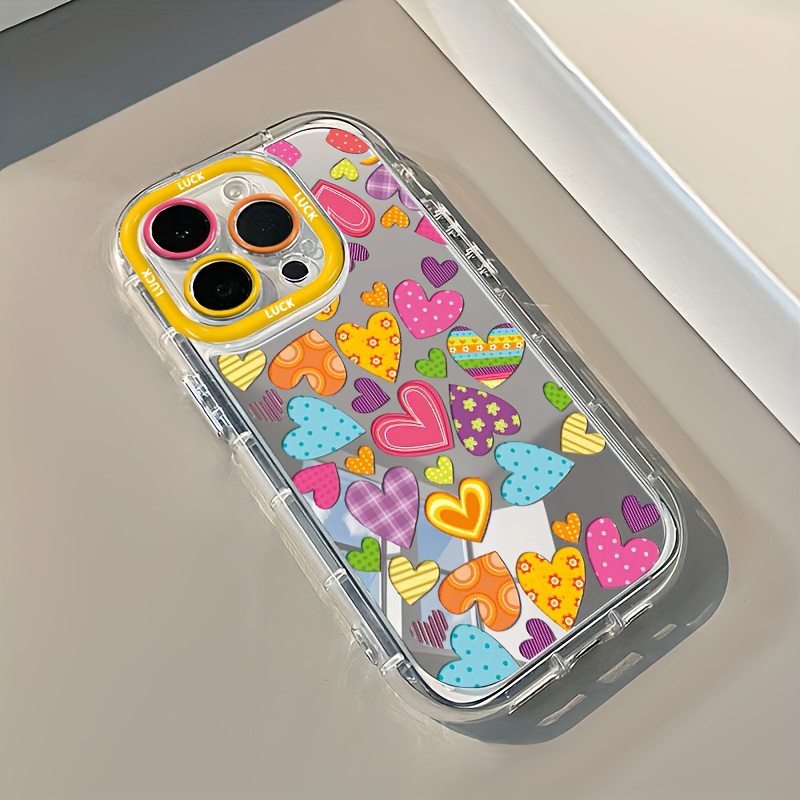 Vibrant Heart Makeup Mirror De - Phone Cases Xr Cute review and price
