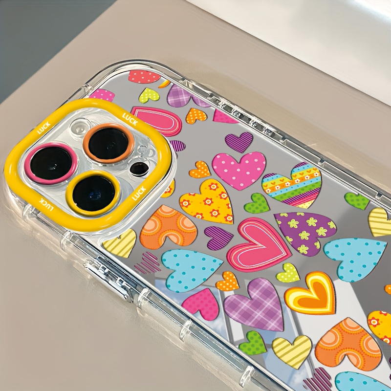 Vibrant Heart Makeup Mirror De - Phone Cases Xr Cute review and price
