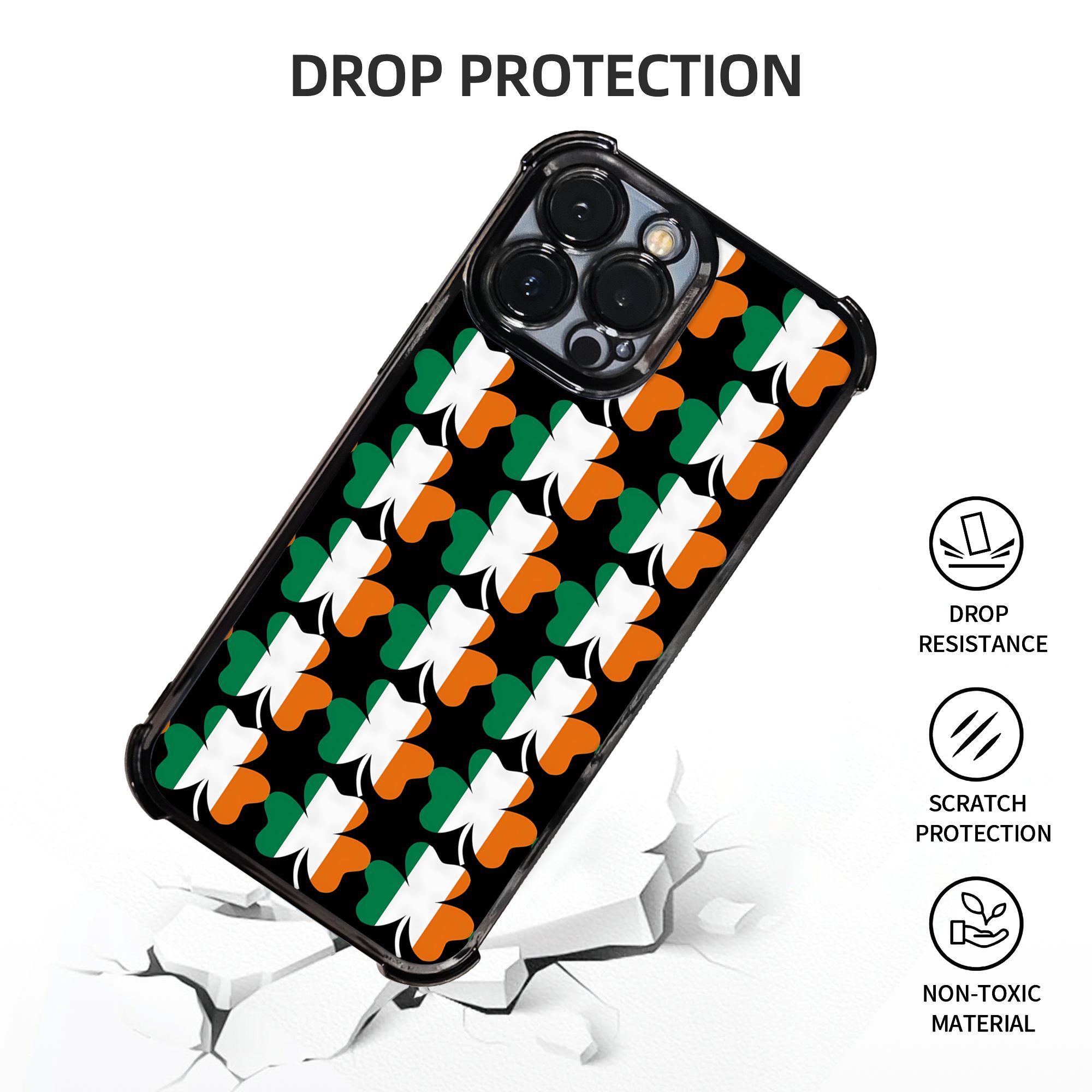 Ireland Flag Shamrock Phone Ca - Phone Cases Ireland review and price