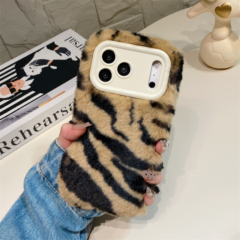 Luxury Zebra Pattern Fluffy Pl - Phone Cases Iphone 15 Pro Max review and price