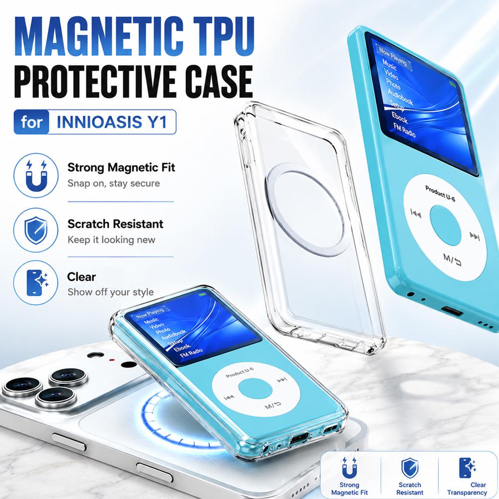 For INNIOASIS Y1 Case Magnetic - Transparent Thin Case review and price
