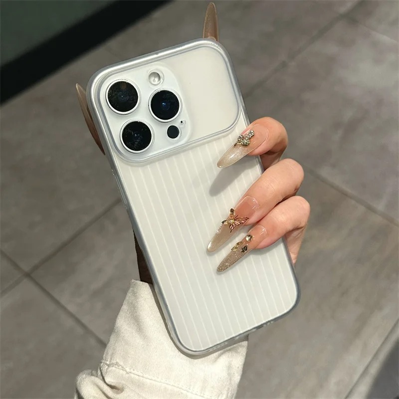 Luxury Corrugated Soft Matte T - Transparent Thin Case review and price