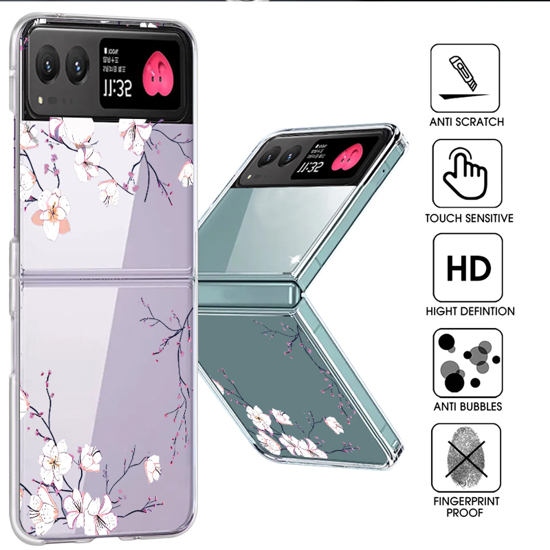 White Flowers Pattern Phone Ca - Phone Cases Transparent review and price