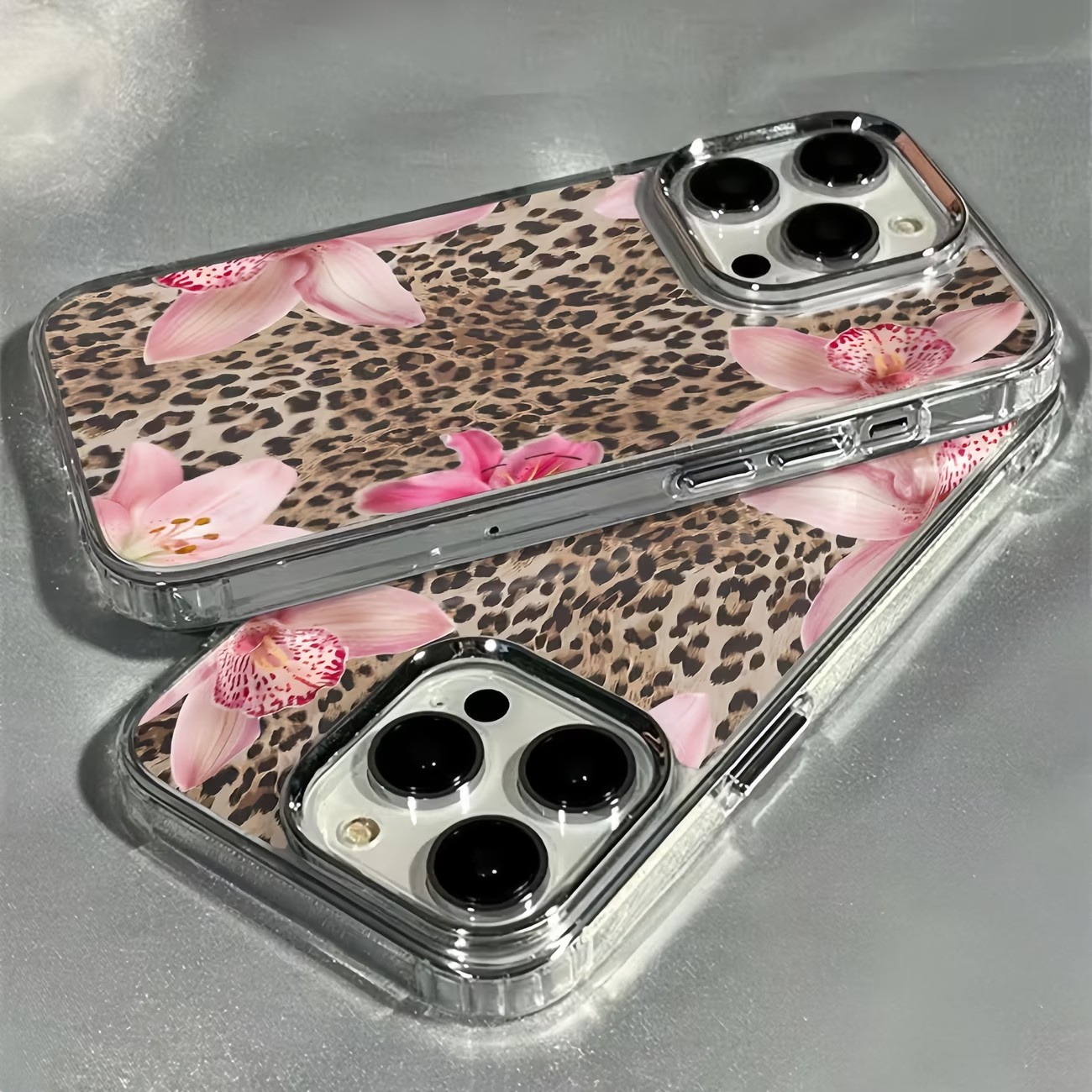 Leopard Print Lily Flower Tran - Phone Cases Transparent review and price