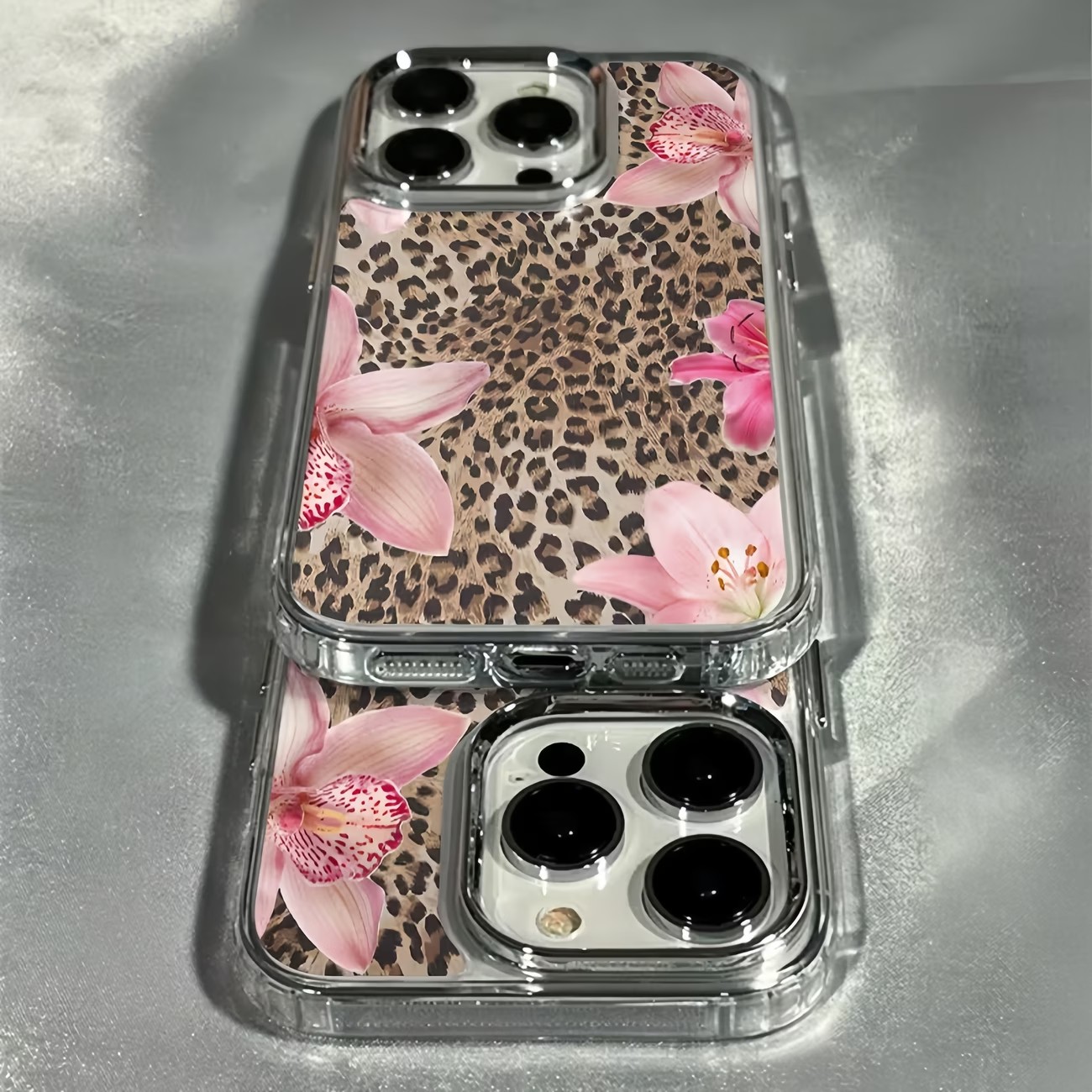 Leopard Print Lily Flower Tran - Phone Cases Transparent review and price