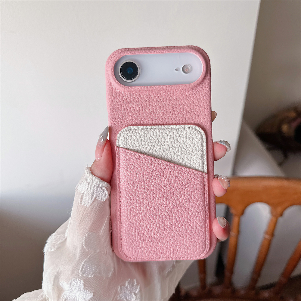 Luxury Color Collision Leather - Phone Cases With Wallet On Back review and price