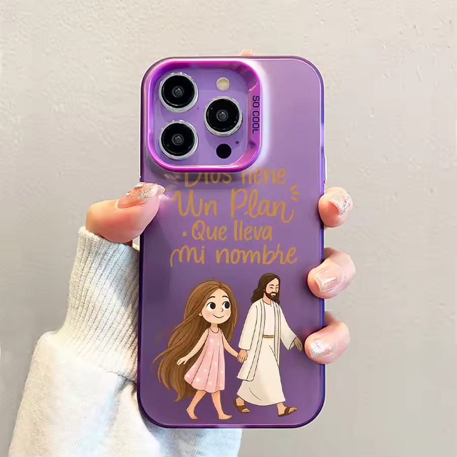 Cute Girl Walking With God Mat - Phone Cases Xr Cute review and price