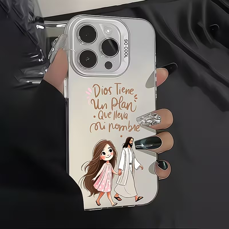 Cute Girl Walking With God Mat - Phone Cases Xr Cute review and price