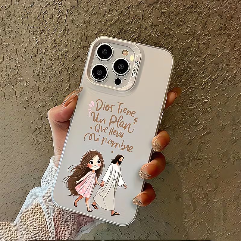 Cute Girl Walking With God Mat - Phone Cases Xr Cute review and price