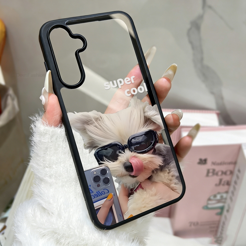 Cute Puppy Transparent Phone C - Phone Cases Transparent review and price