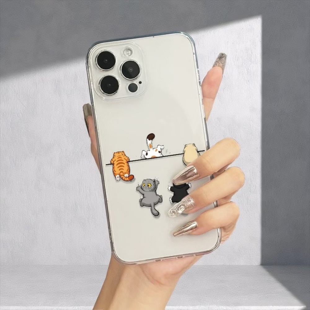 Five Cute Cat Pattern Phone Ca - Phone Cases Mous review and price