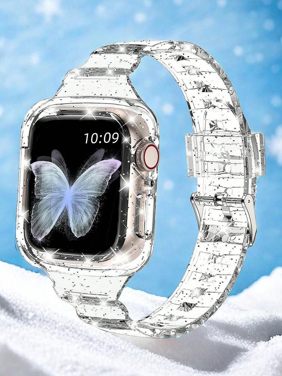 2-In-1 Glitter Bling Thin Crys - Transparent Thin Case review and price