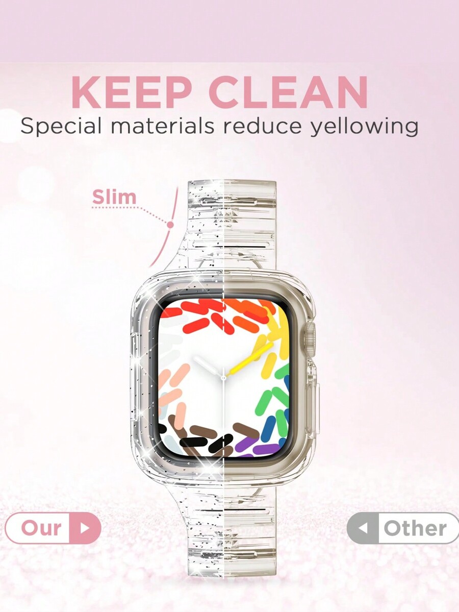 2-In-1 Glitter Bling Thin Crys - Transparent Thin Case review and price