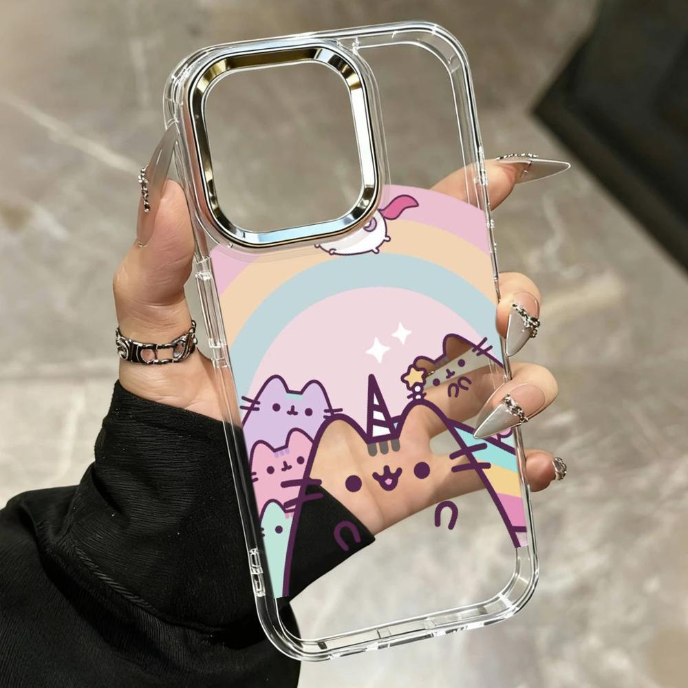 Cartoon Pusheen Cat Matte Tran - Phone Cases Transparent review and price