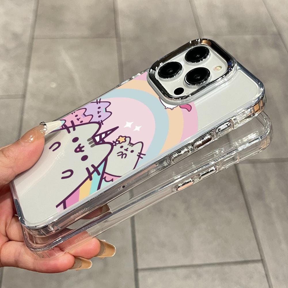 Cartoon Pusheen Cat Matte Tran - Phone Cases Transparent review and price