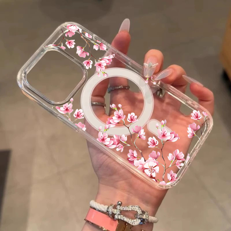 Luxury Pink INS Flowers Case F - Phone Cases Transparent review and price