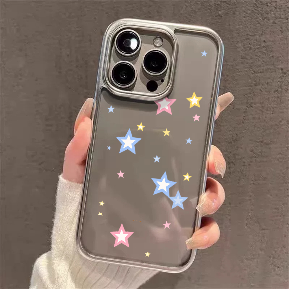 Y2K Stars Fashion Clear Cases  - Phone Cases Transparent review and price