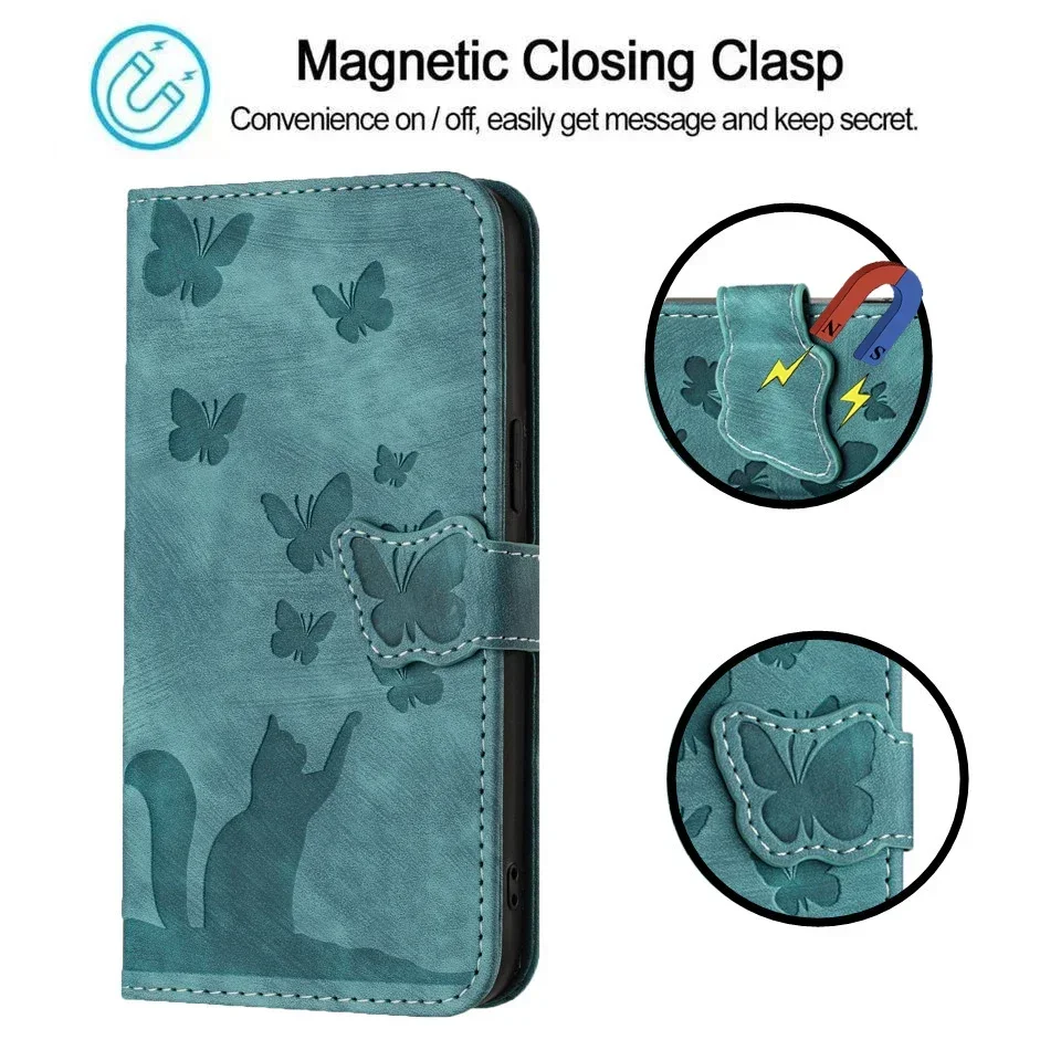 3D Cat Wallet Flip Case for Co - Phone Cases With Wallet On Back review and price