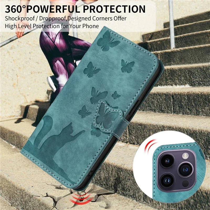 3D Cat Wallet Flip Case for Co - Phone Cases With Wallet On Back review and price