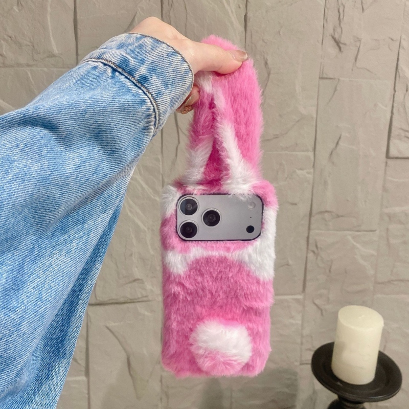 Cute Rabbit Design Fluffy Phon - Phone Cases Iphone 15 Pro Max review and price