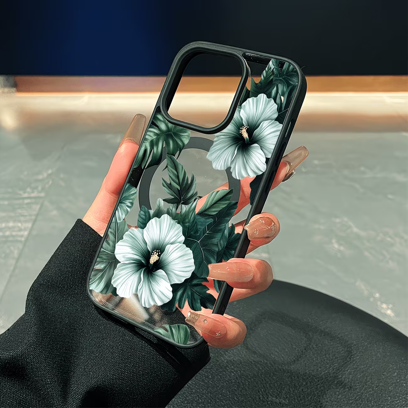 Green Floral Print Phone Case  - Phone Cases Like Loopy review and price