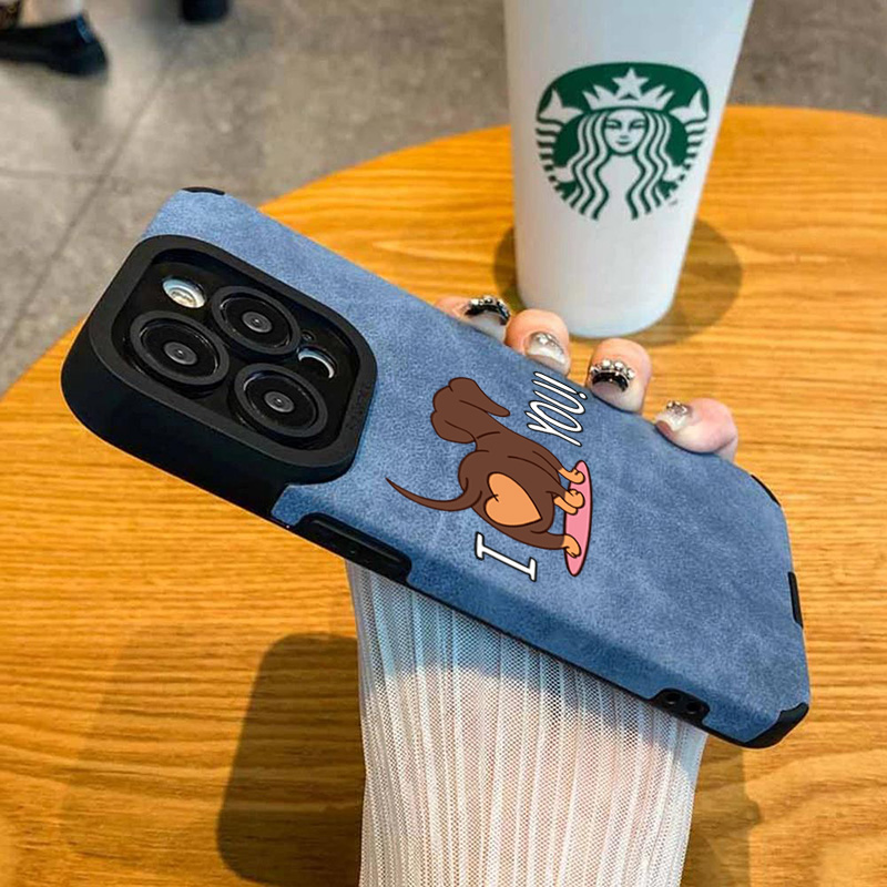 Cute Dachshund Heart Print Pho - Phone Cases Xr Cute review and price