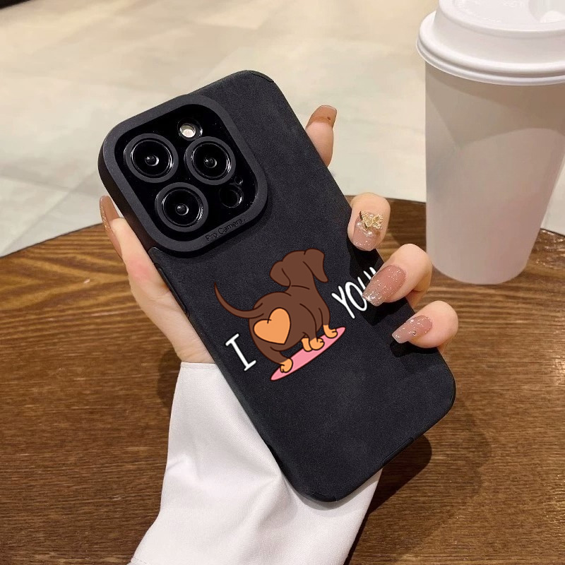 Cute Dachshund Heart Print Pho - Phone Cases Xr Cute review and price